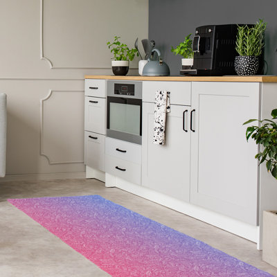 Chenille Floral Indoor Rug