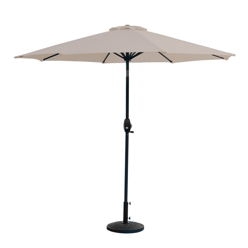 Parasol de marché 9 pi Pierpoint, Beige
