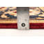 Tapis de zone en laine rouge foncé 9 pi x 11 pi 11 po one-of-kind à la main noué la new age 18/20 pako