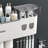 2-Pack Automatic Toothpaste Dispenser & Toothbrush Holder, 2 Cups Included