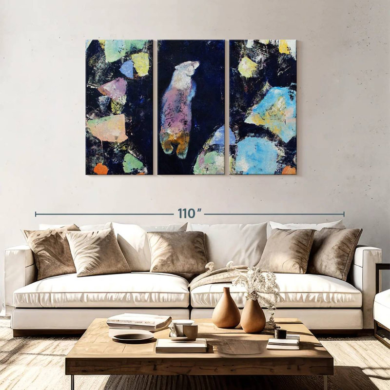 Polar Bear Journey, 48" H x 74" W