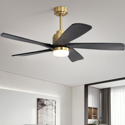 Ventilateur de plafond 52 po avec lumières DEL Damecia