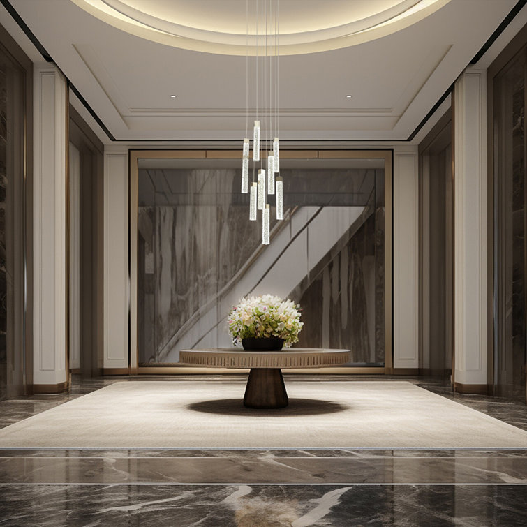 Minx Cluster LED Lights Round Pendant