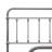 Garland Full Bed Frame with 6 Metal Legs - Magnificent Bed Frame in Powder Coating Silver Color-1328744690