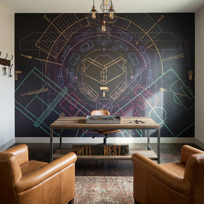 Papier peint Blueprint