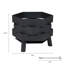 Dawer Hexagon Steel Smokeless Fire Pit