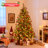 White 7' Pre-Lit Pine Christmas Tree