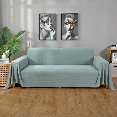 Polyacrylonitrile Box Cushion Loveseat Slipcover