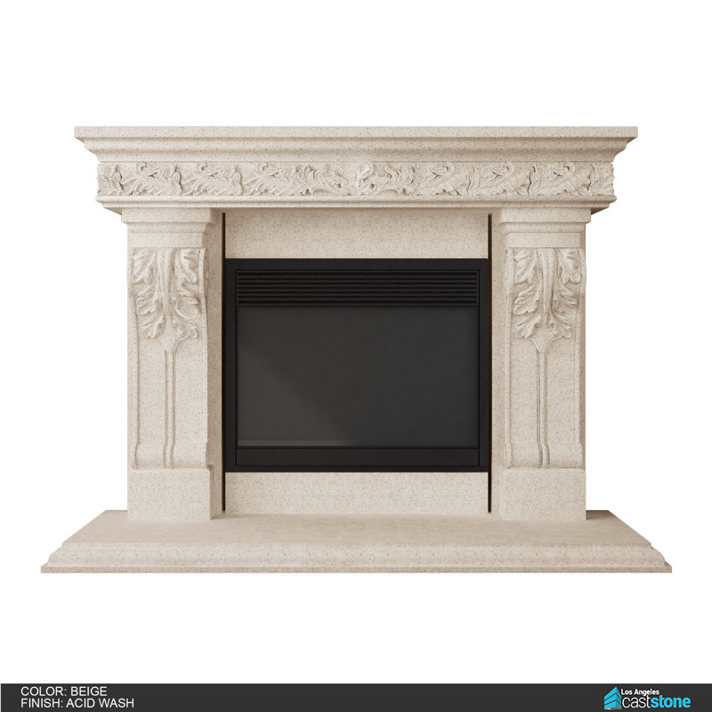 Bonaparte Fireplace Surround, Acid Wash/Beige