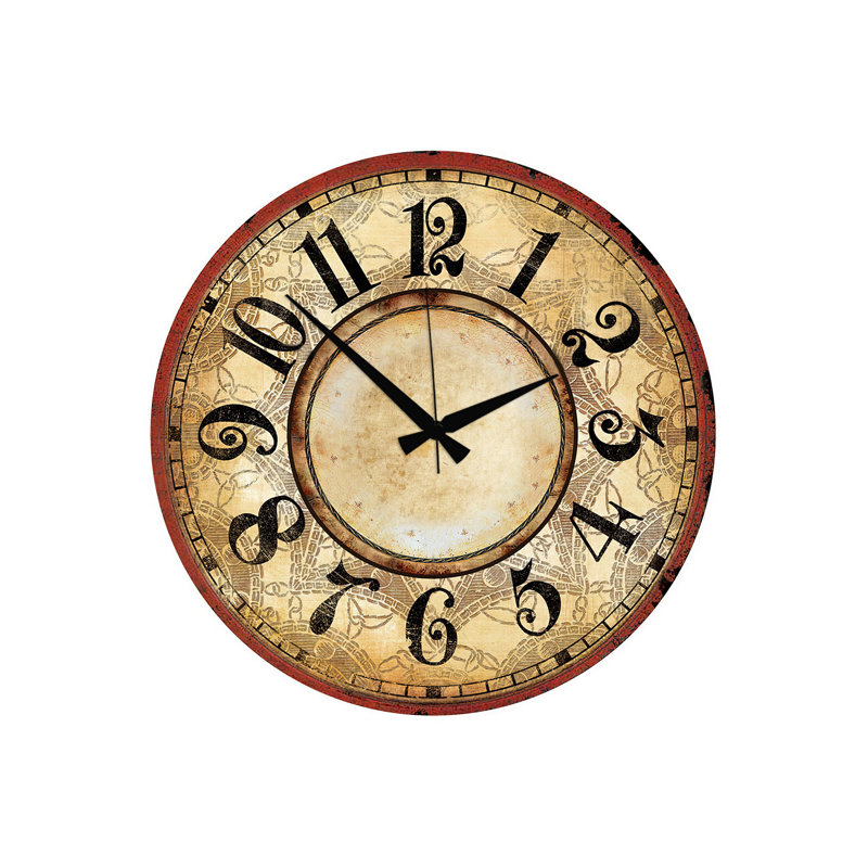 Elegant Decorative MDF Clock, 19.7 x 19.7 inches | 100% MDF, Thickness: 0.2 inches | Perfect for Home or Office Decor, Stylish Design, Adds a Modern Touch to Any Room
