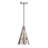 1 - Light Nickel Single Pendant