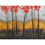 Abstract Autumn Trees Print On Canvas-98693928