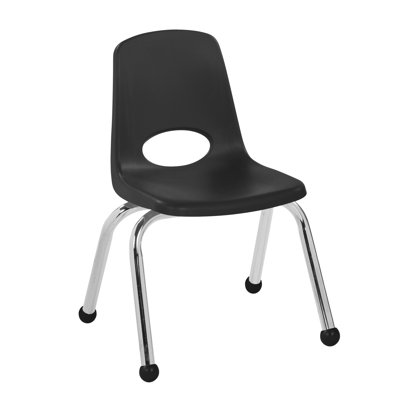 Ensemble de 5 tables d'activités rectangulaires effaçables à sec 24 "x 48" avec des pieds épais et des chaises empilables 12 "avec glissières à billes - tableau blanc / noir