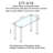 Liloh Modular Glass Writing Desk-815555309