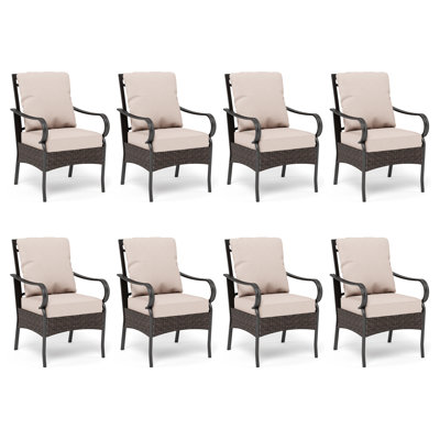 Ensemble de 8 chaises de patio