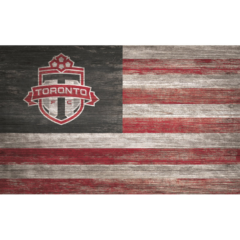 Décoration murale drapeau vieilli, Toronto FC