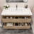 Azden 48" Wall-Mounted Single Bathroom Vanity Set-1129232592