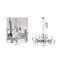Lustre en cristal 6 lumières Modern-22986193