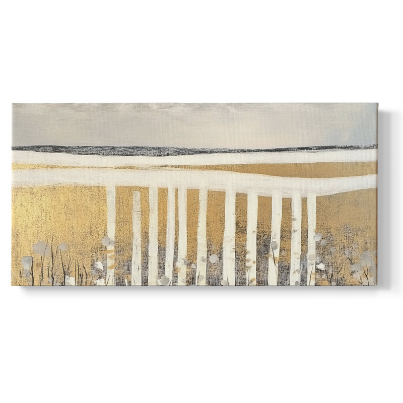 Toile tendue abstraite Seris 6 # Lxxx-Gallery, H 16 po x l 32 po