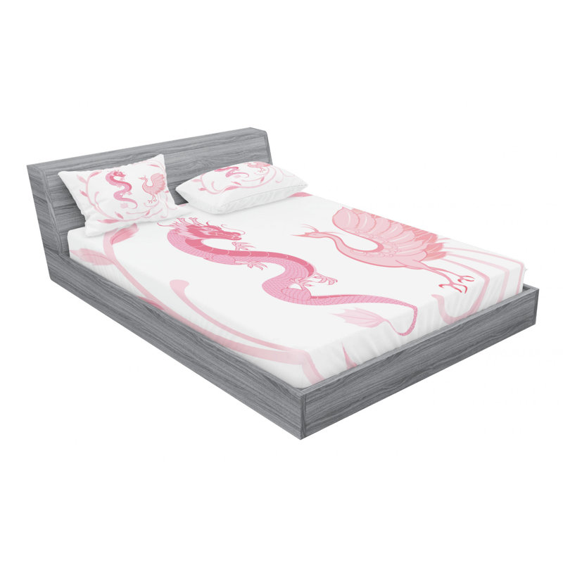 Microfiber Sheet Set, Queen Sheet Set with Fitted Sheet