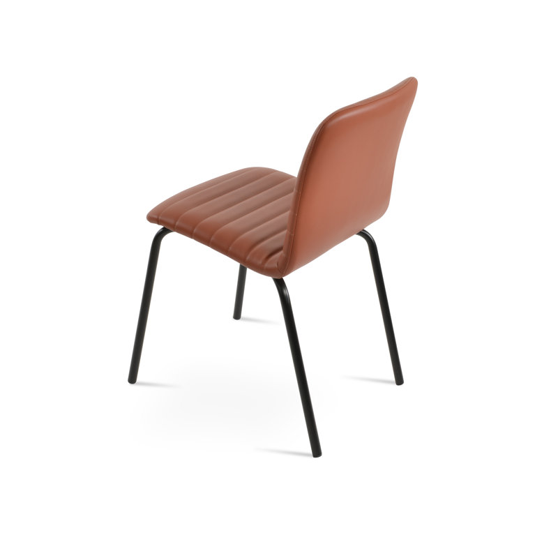 Isa Metal Side Chair, Cinnamon