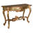 Chateaux De Rochecotte Gilded Console Table And Mirror Set