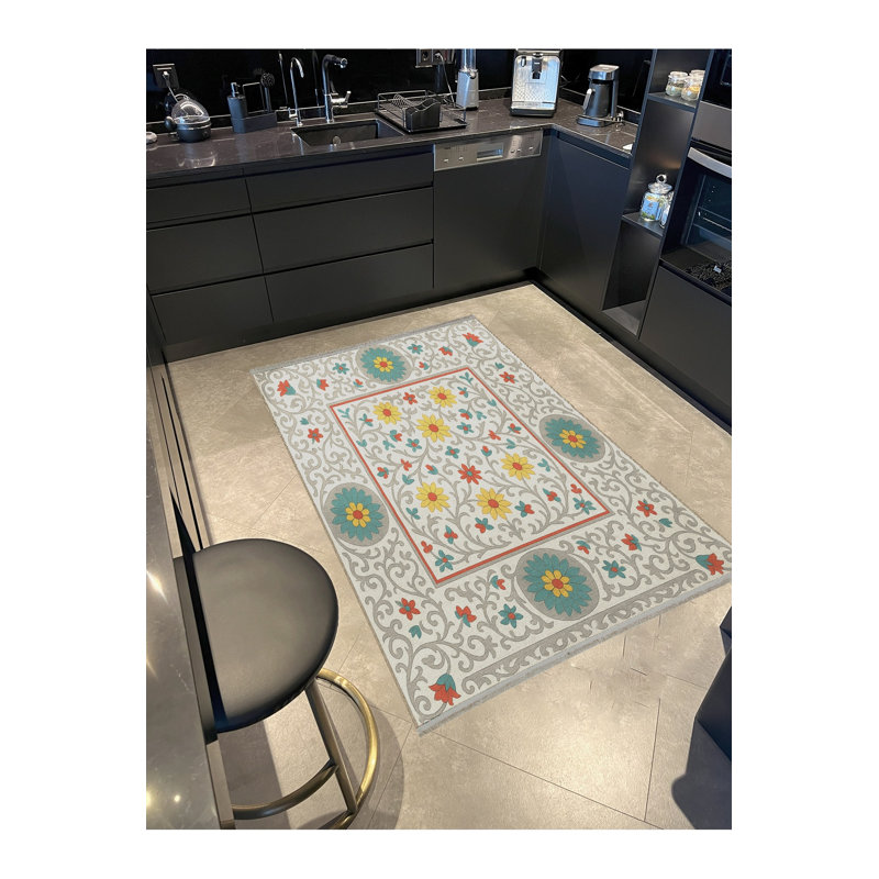 Tapis beige tissé traditionnel Mosso, 2'6" x 9'10"