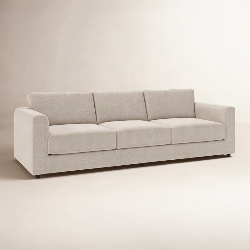 Maida 89" Upholstered Sofa, Davis Chateau Gray
