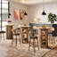 Round Unfinished Dining Table-2034376619