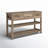 Nibbi 47" Console Table with Wood Frame and Legs, 3 Drawers and 2 Open Shelves Gray-1273093229