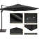 132'' Cantilever Umbrella with a Base