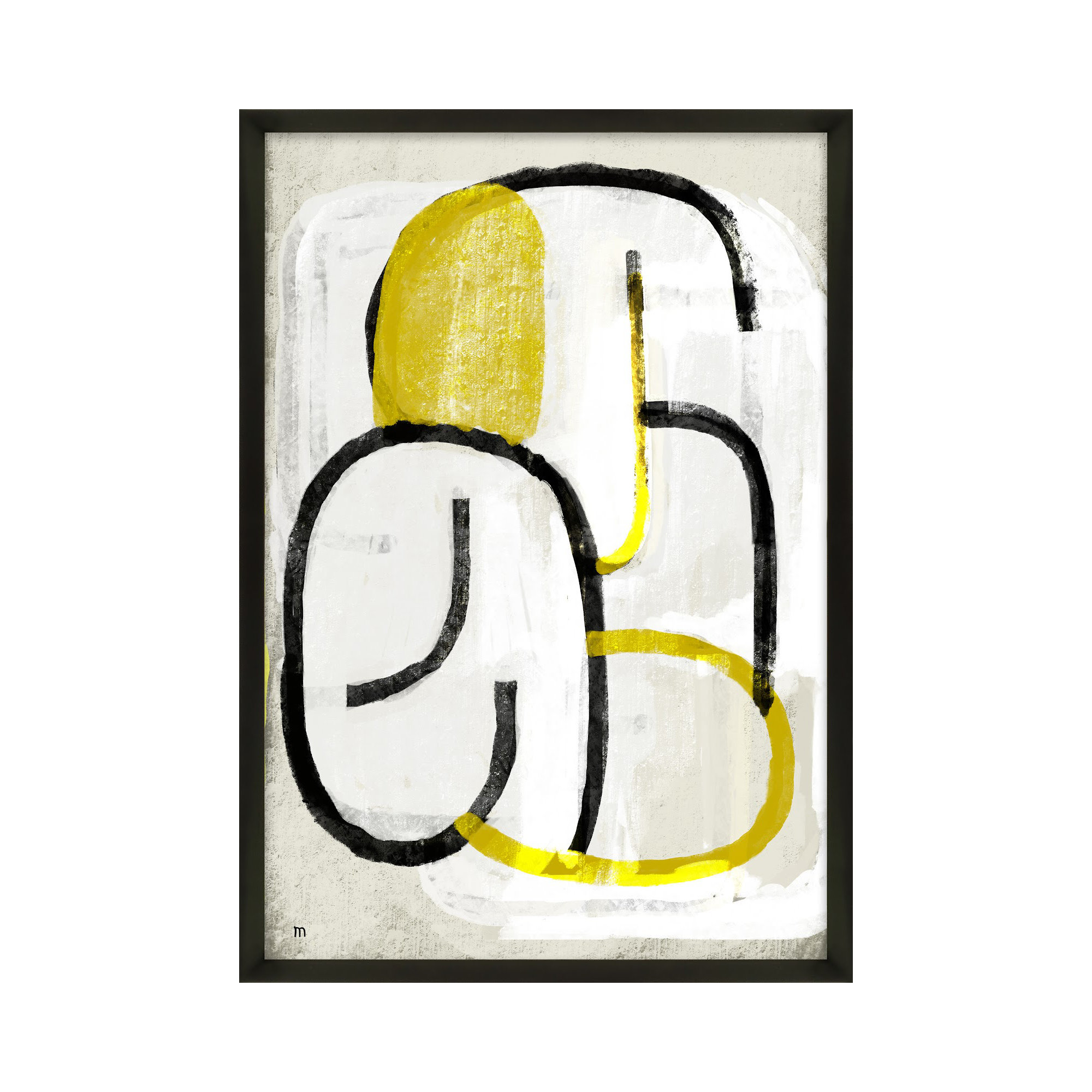 Somewhere by Studiom, Black, 38" H x 26.5" W x 1.25" D