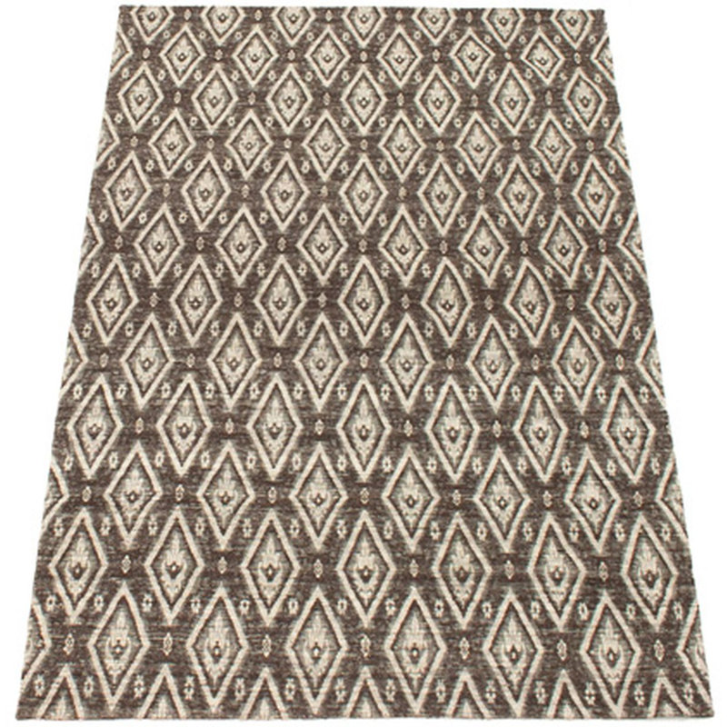 Aberdash Chenille Geometric Indoor Rug