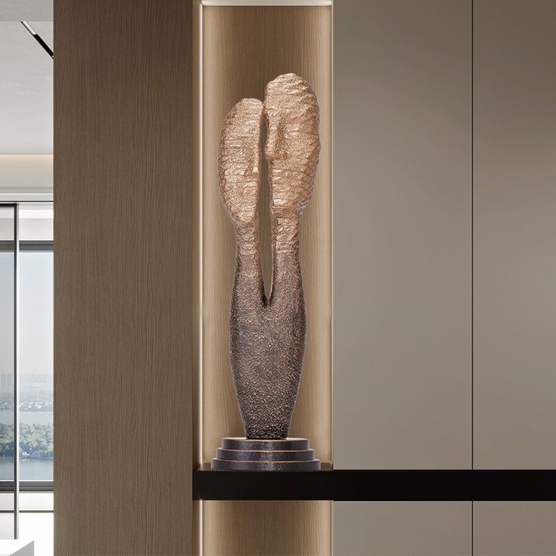 Objet décoratif moderne en résine