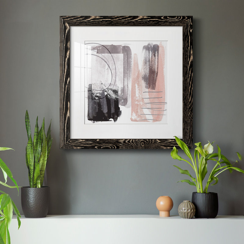 Coexistance III - reproduction encadrée de qualité supérieure - prête à être accrochée, H 35,5 po x l 35,5 po x P 1,5 po