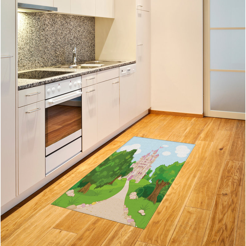 Cartoon High Density Long Fiber Poly Threads Decorative Area Rug Carpet, Rectangle 2'7" x 5'