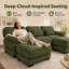 Canapé modulaire surdimensionné en U Burwell Cloud Couch-133336205