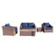 Kailee Teak 4 - Person Patio Conversation Set with Cushions