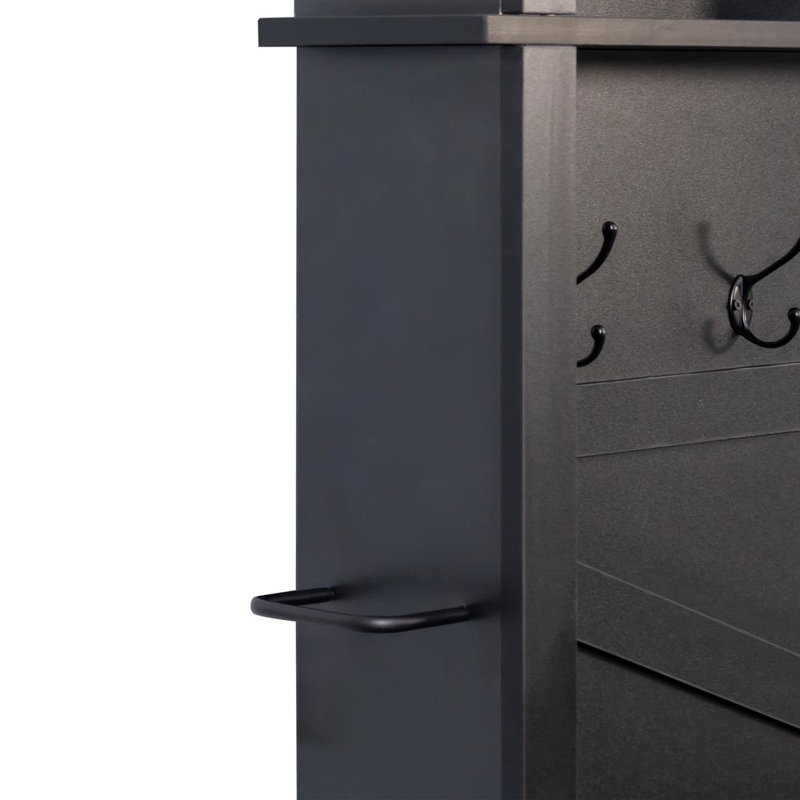 4-in-1 Hall Tree with 6 Hooks