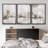 Muted Brown Grunge Abstract Modern Rustic Zen Neutral Home Decor - Framed Canvas Print Wall Art Work-73380103-73380105