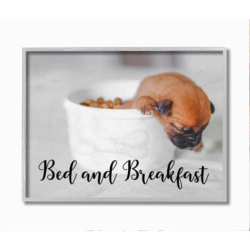 Bed and Breakfast par Ziwei Li - impression d'art graphique, H 20 po x l 16 po x P 1,5 po, Estampe numérique Farmhouse