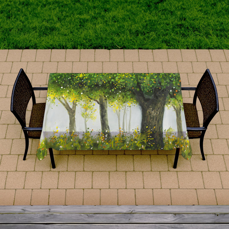 Forest by summer - Stylish Indoor/Outdoor Tablecloth for Home