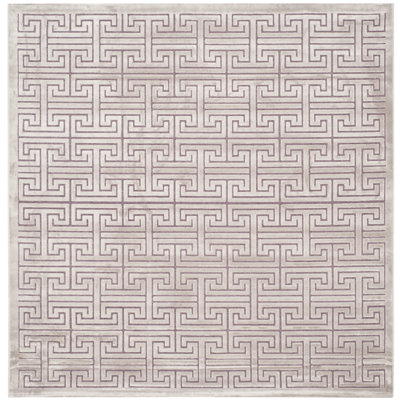 Tapis mauve en coton Richmond
