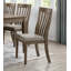 Chaise d'appoint 2 pièces avec dossier à lattes verticales, chaise d'appoint