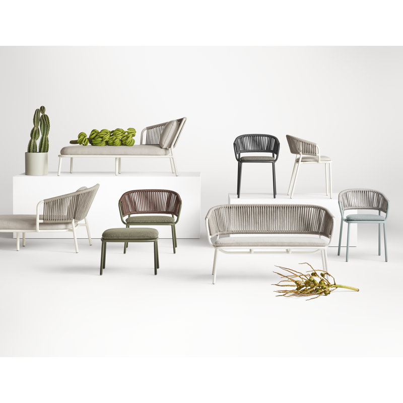 Mate Ottoman, Toohey Olive Plainweave