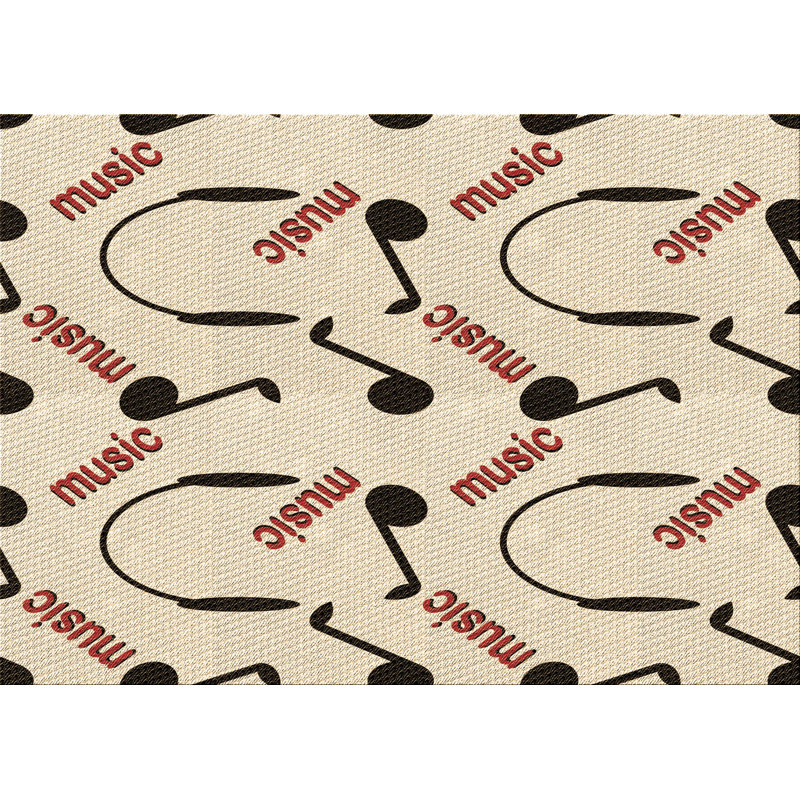 Tapis 100% à motif lavable à la machine 2989, Rectangle 7 pi x 10 pi