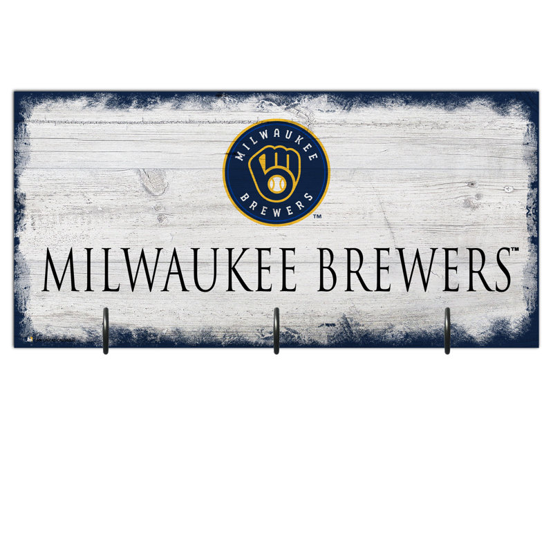 3 - Hook Wall Mounted Coat Rack, Brewers
