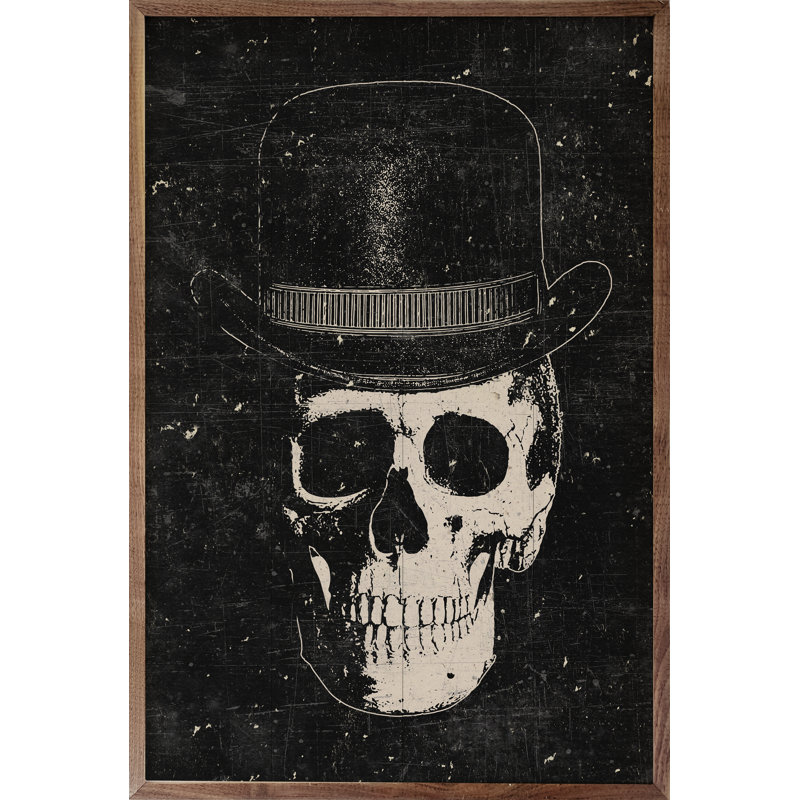 Top Hat Skull, 24" W x 36" H