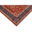 Tapis oriental en laine noué à la main de style oriental bleu marine / rouge / beige 9 pi 0 po x 11 pi 9 po Othal