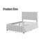 Lit plateforme double tapissier-978392533